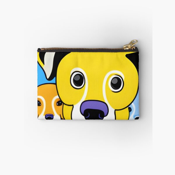 Item preview, Three Cute Colorful Dogs Woofing and Waiting For You to Come Home designed and sold by beddreams.