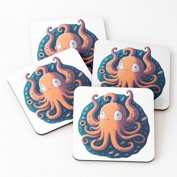 Item preview, Crazy Octopus Sticker designed and sold by pikselpunk.