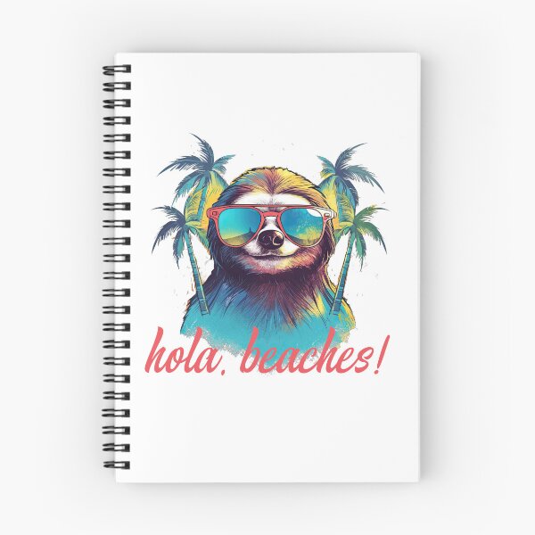 Item preview, Hola Beaches Sloth simple designed and sold by TeePulseMania.