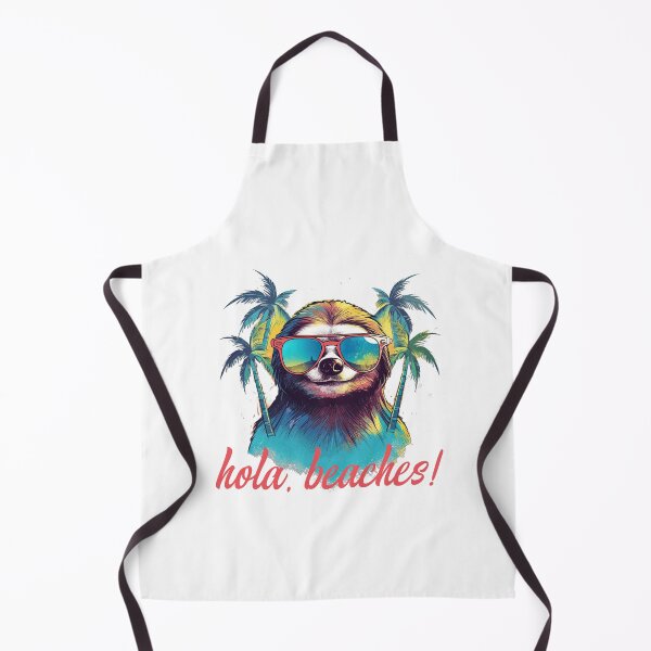 Item preview, Hola Beaches Sloth simple designed and sold by TeePulseMania.