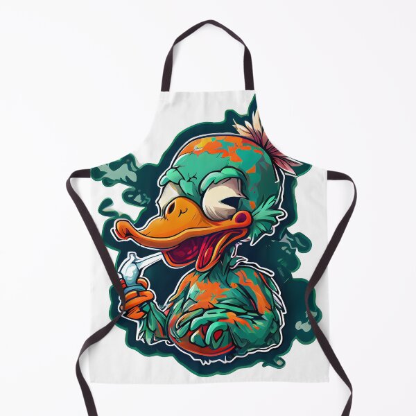 Item preview,  cute high duck smoking weed designed and sold by futuresimo04.