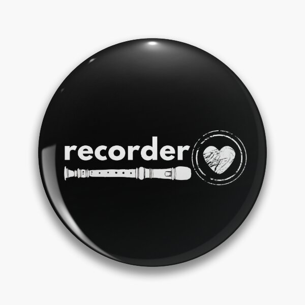 Item preview, Recorder - writing with a heart - english version designed and sold by piesdesignart.