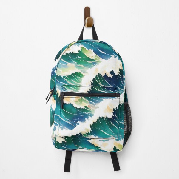 Item preview, Stormy Serenity - A Calm yet Intense Oceanic Pattern designed and sold by Girly-Universe.