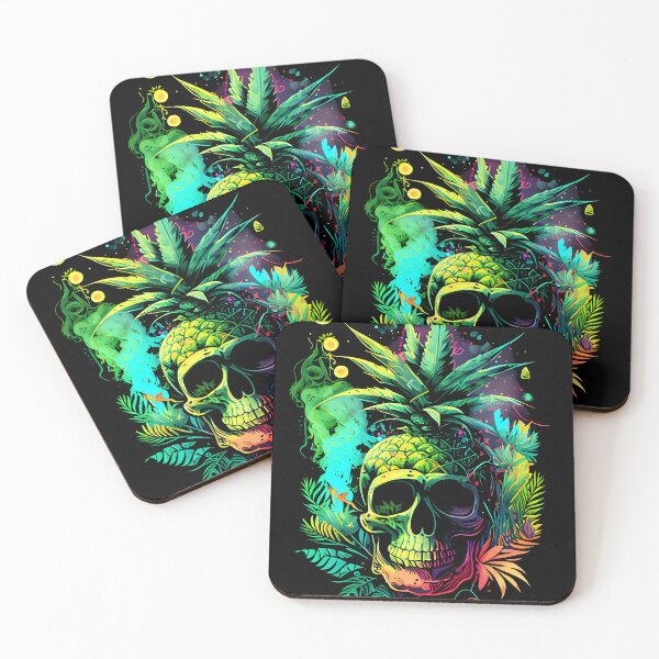Item preview, Pineapple's Curse Tropical Skull  designed and sold by MindWave THC.