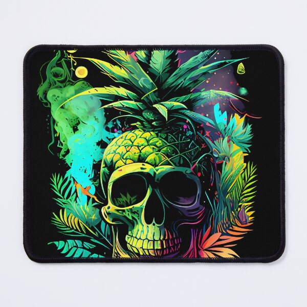 Item preview, Pineapple's Curse Tropical Skull designed and sold by MindWave THC.
