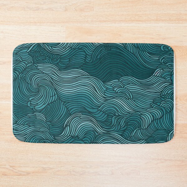 Item preview, Green Waves Pattern designed and sold by UlDesigns.
