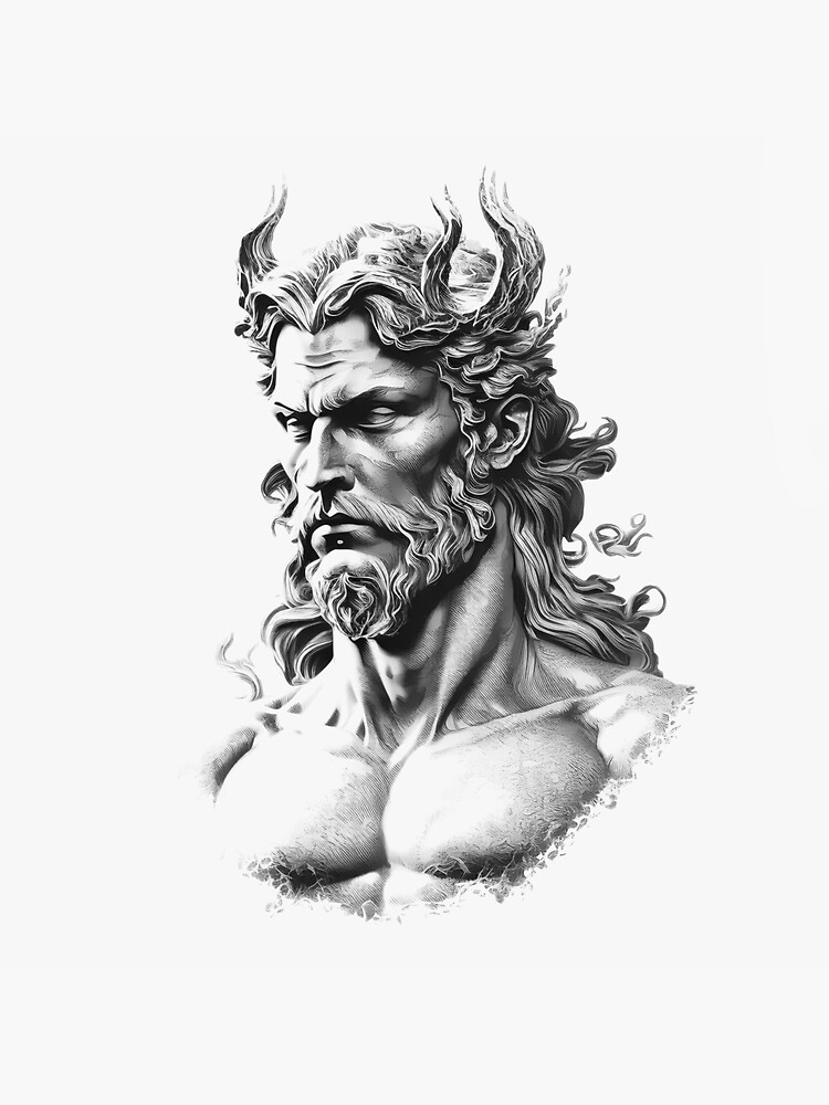 Greek god of Stickers, Unique Designs