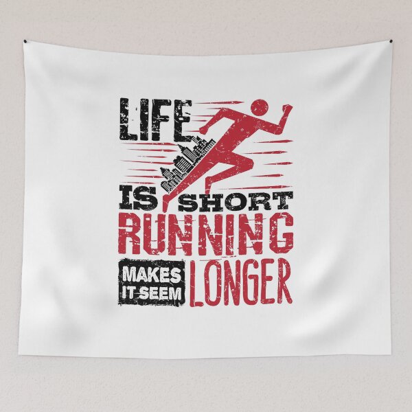 Item preview, Life Is Short Running Makes It Seem Longer designed and sold by jaygo.