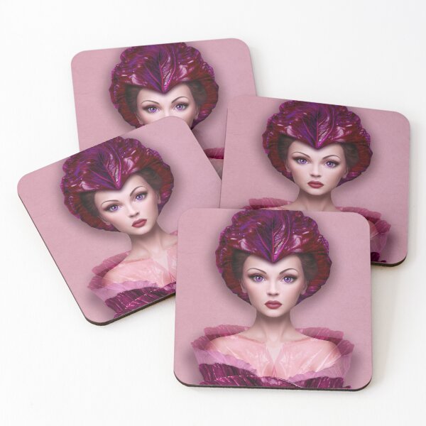 Item preview, Beautiful woman wrapped in red cabbage designed and sold by Britta Glodde.