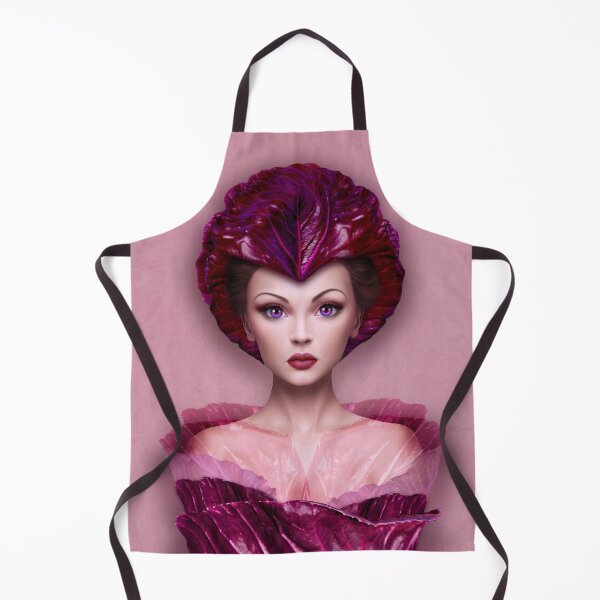 Item preview, Beautiful woman wrapped in red cabbage designed and sold by Britta Glodde.