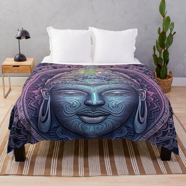 Item preview, Buddha Purple Mandala designed and sold by mark ashkenazi.