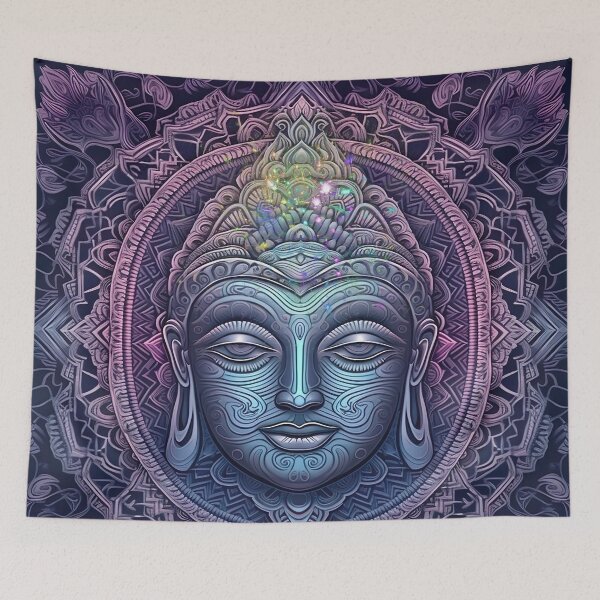 Item preview, Buddha Purple Mandala  designed and sold by mark ashkenazi.