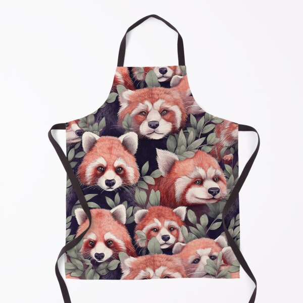 Item preview, Red Pandas Fantastic Animals Retro Watercolor Pattern designed and sold by SecretDicer.