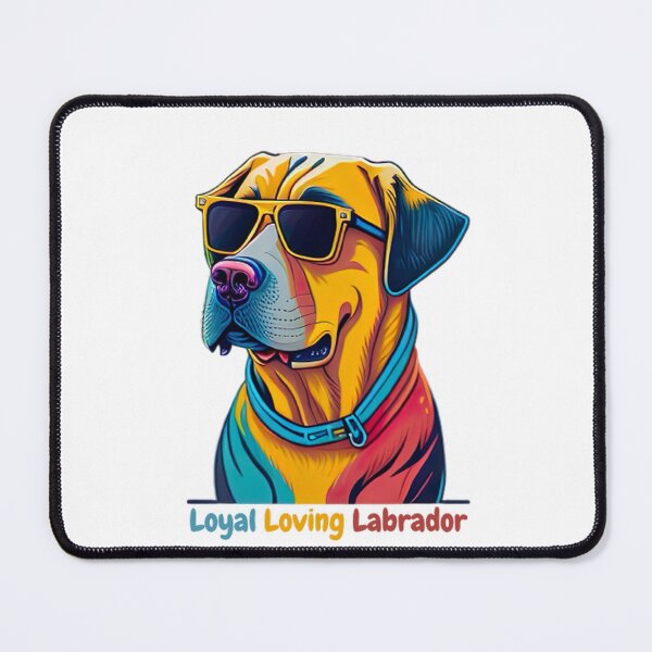 Item preview, Loyal Loving Labrador | Retro Labrador designed and sold by AccendoStore.