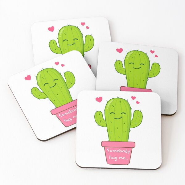 Item preview, Cute catcus with face asking for cuddles. Adorable succulent! designed and sold by Samdoodle.