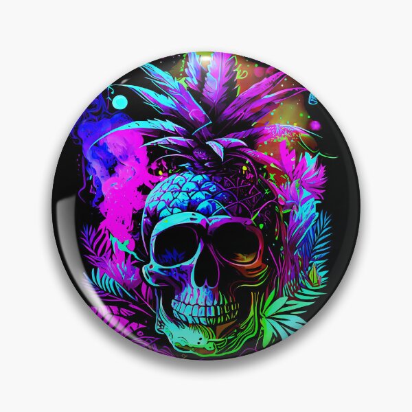 Item preview, Pineapple's Curse Tropical Skull  designed and sold by MindWave THC.