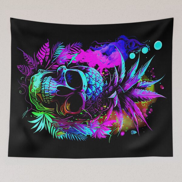 Item preview, Pineapple's Curse Tropical Skull  designed and sold by MindWave THC.