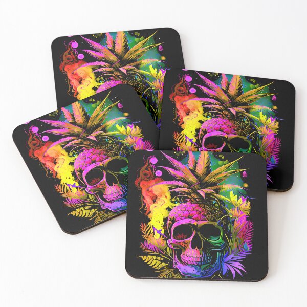 Item preview, Pineapple's Curse Tropical Skull  designed and sold by MindWave THC.
