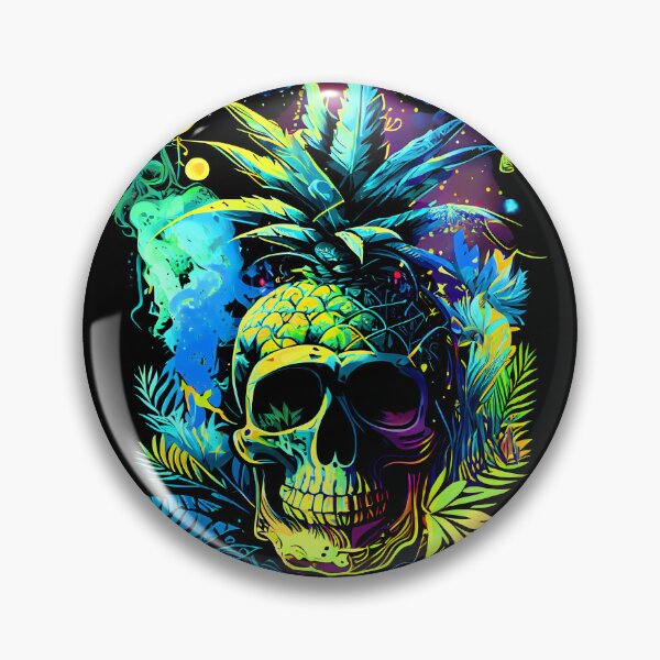 Artikelvorschau, Ananas-Fluch-Tropenschädel entworfen und verkauft von MindWave THC.