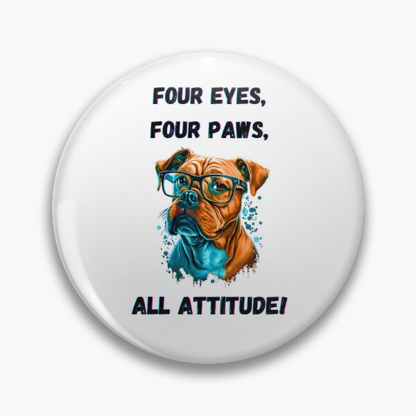 Item preview, Add Some Attitude to Your Space with this Cute Dog Art Print! designed and sold by GiveMeMood.