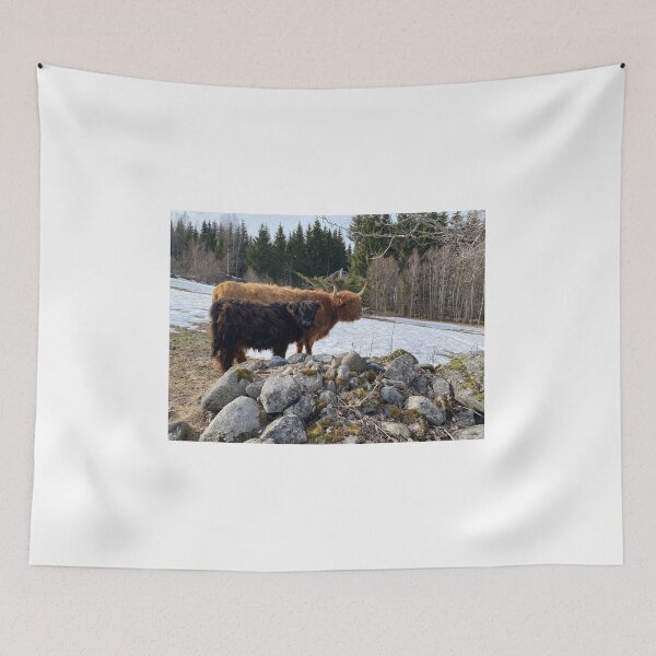 Item preview, Scottish Highland Cattle Cow and calf 4397 designed and sold by SaarelaHighland.