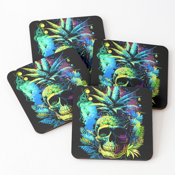 Item preview, Pineapple's Curse Tropical Skull  designed and sold by MindWave THC.