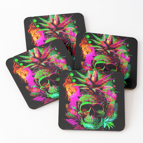 Item preview, Pineapple's Curse Tropical Skull  designed and sold by MindWave THC.