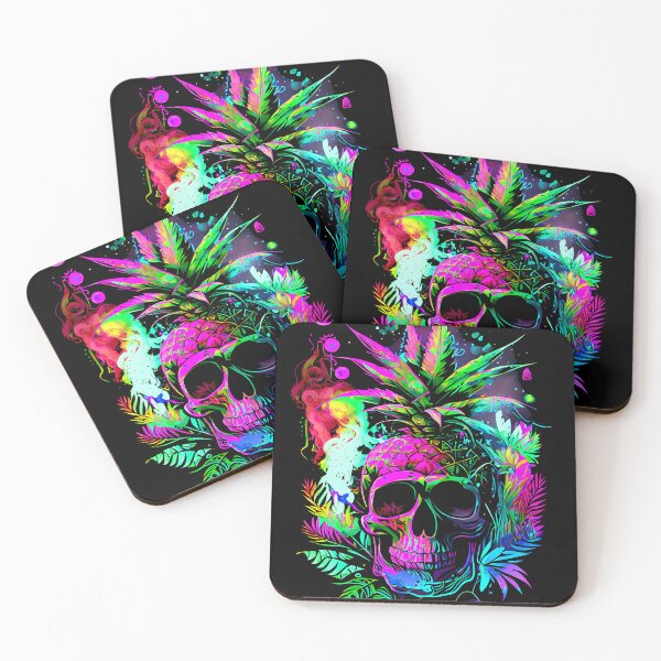 Item preview, Pineapple's Curse Tropical Skull  designed and sold by MindWave THC.
