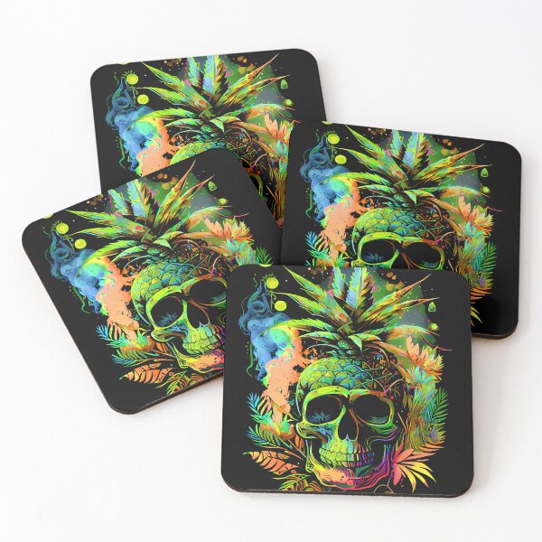Item preview, Pineapple's Curse Tropical Skull  designed and sold by MindWave THC.