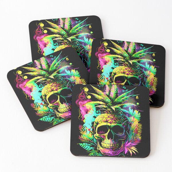 Item preview, Pineapple's Curse Tropical Skull  designed and sold by MindWave THC.