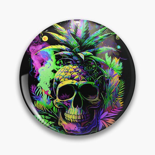 Artikelvorschau, Ananas-Fluch-Tropenschädel entworfen und verkauft von MindWave THC.