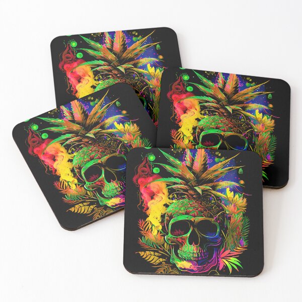 Item preview, Pineapple's Curse Tropical Skull  designed and sold by MindWave THC.