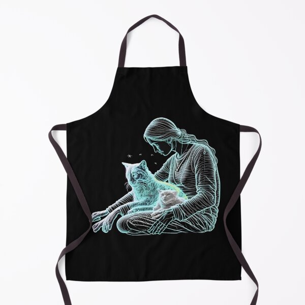 Item preview, cat and a human designed and sold by M16ka7a.