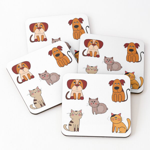 Item preview, Cute Cats and Dogs designed and sold by Ashriyaas.