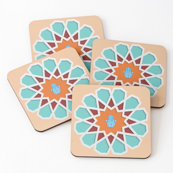 Item preview, Hamsa Hand Moroccan Tile designed and sold by tkel1.