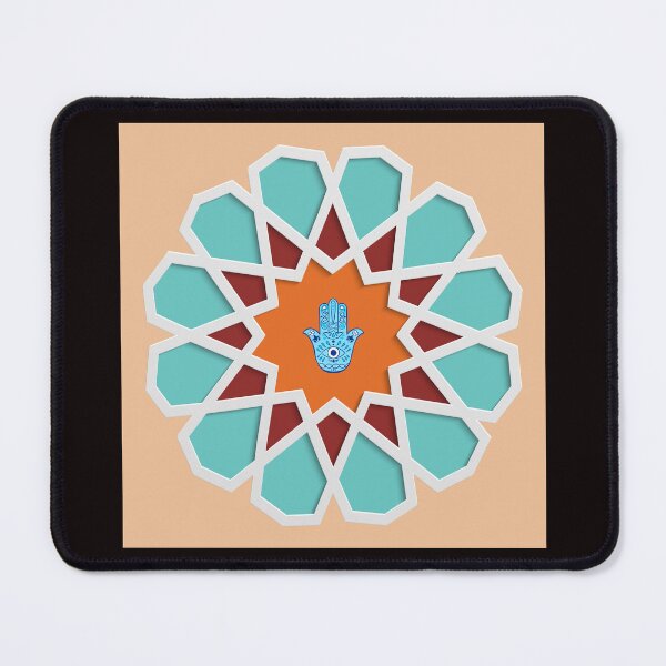Item preview, Hamsa Hand Moroccan Tile designed and sold by tkel1.