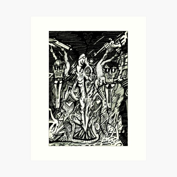 "We have come to collect" Art Print
