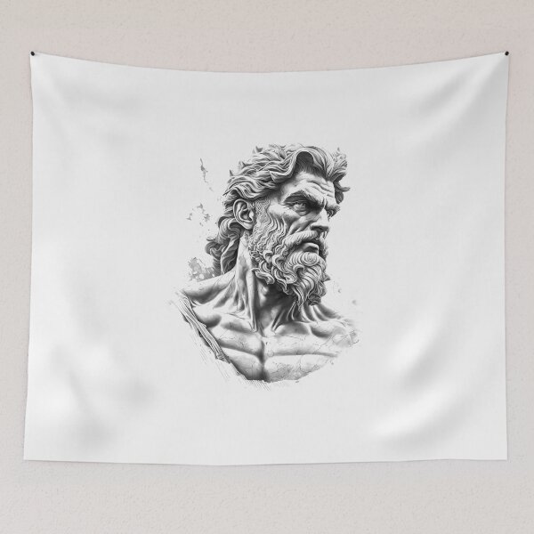 Item preview, "Greek God Designs, featuring Zeus, Poseidon, Hades, and Greek Mythology designed and sold by Tomioka-Art.