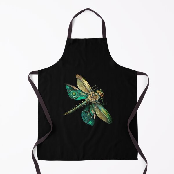 Artikelvorschau, Steampunk Dragonfly - Green Fantasy Collection entworfen und verkauft von jarziaxi.