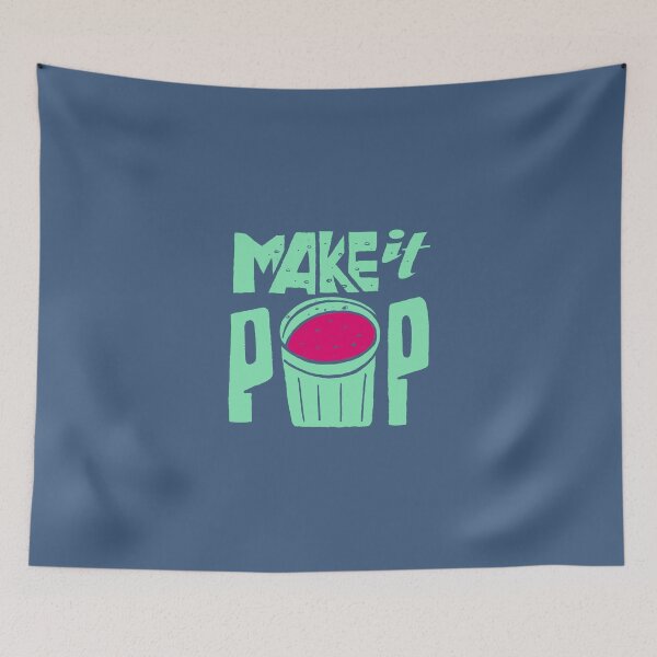 Item preview, Make it pop - grungy hand lettering slogan (watermelon flavour) designed and sold by 4personnen.