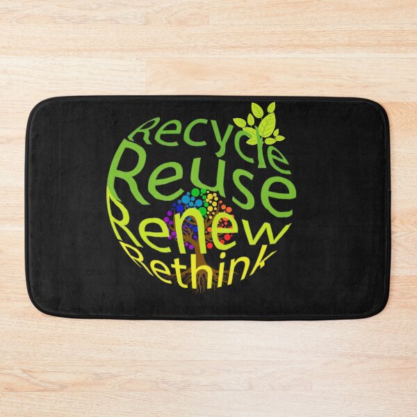 Item preview, Recycle reuse renew rethink, designed and sold by PODgraphics.