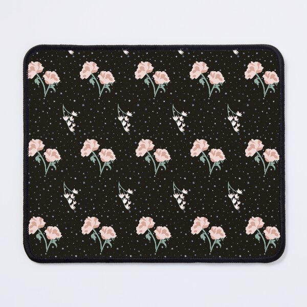 Item preview, Black Starry Peony and Cherry Blossom designed and sold by hawkandkey.