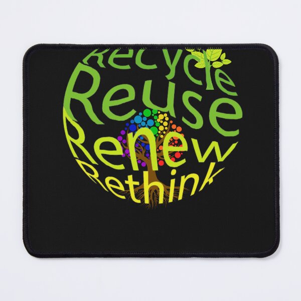 Item preview, Recycle reuse renew rethink, designed and sold by PODgraphics.