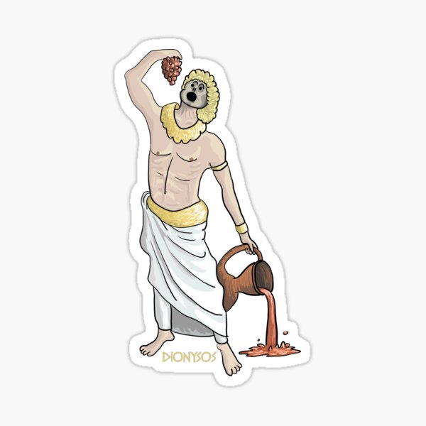 Artikel-Vorschau von Dionysos griechischer Gott, designt und verkauft von Kobeko.