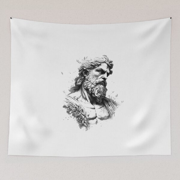 Item preview, "Greek God Designs, featuring Zeus, Poseidon, Hades, and Greek Mythology designed and sold by Tomioka-Art.