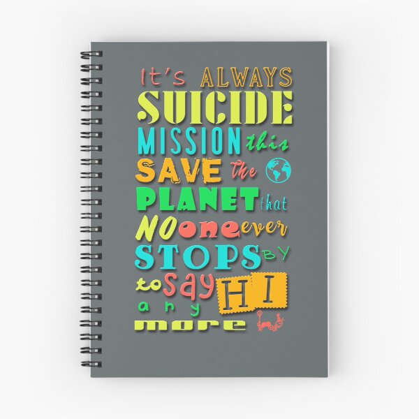 Item preview, It's always suicide mission this... designed and sold by XFchemist-Art.