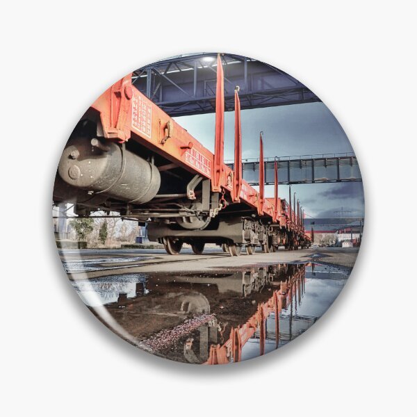 Item preview, Zug im Hafen - Train in port - Industrie im Ruhrgebiet - Industry in the Ruhr designed and sold by Ruhrpottpicture.