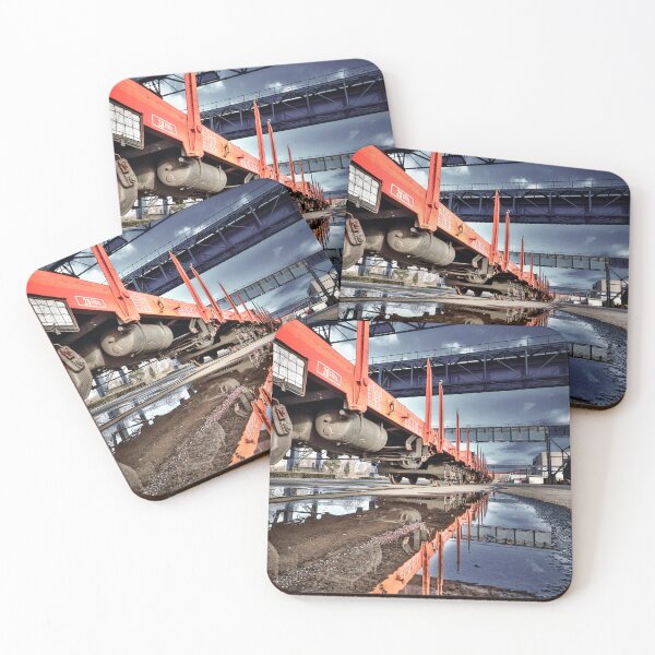 Item preview, Zug im Hafen - Train in port - Industrie im Ruhrgebiet - Industry in the Ruhr designed and sold by Ruhrpottpicture.