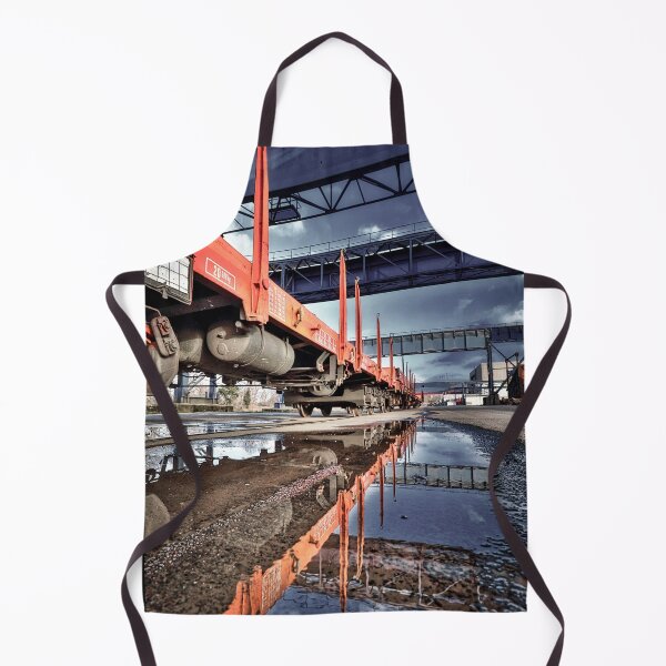 Item preview, Zug im Hafen - Train in port - Industrie im Ruhrgebiet - Industry in the Ruhr designed and sold by Ruhrpottpicture.