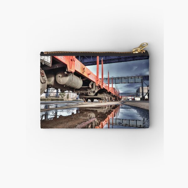 Item preview, Zug im Hafen - Train in port - Industrie im Ruhrgebiet - Industry in the Ruhr designed and sold by Ruhrpottpicture.